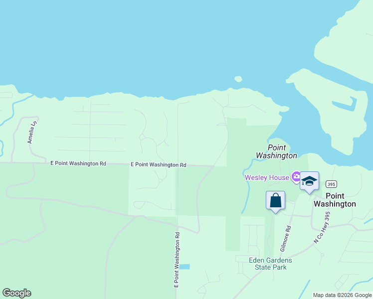 map of restaurants, bars, coffee shops, grocery stores, and more near 52 Ivy Lane in Santa Rosa Beach