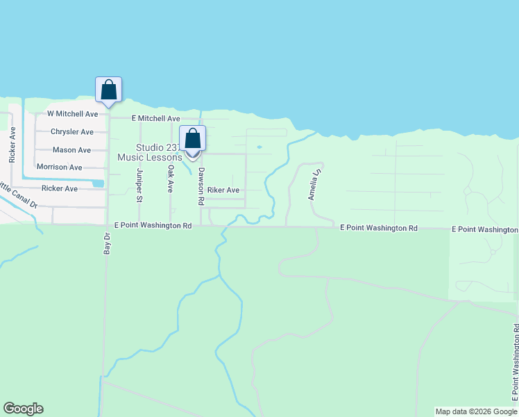 map of restaurants, bars, coffee shops, grocery stores, and more near 23 Laurel Oak Lane in Santa Rosa Beach