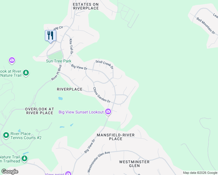 map of restaurants, bars, coffee shops, grocery stores, and more near 10008 China Garden Cove in Austin