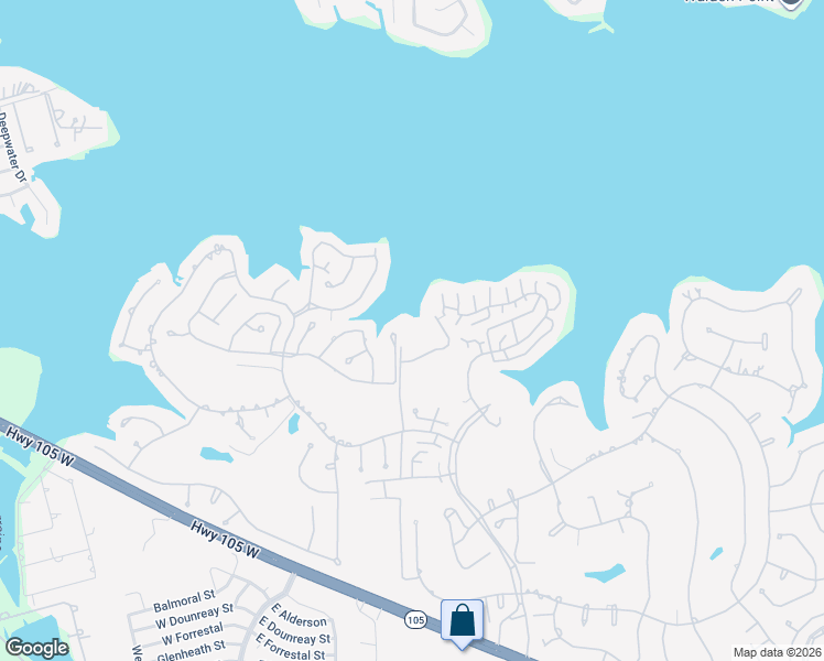 map of restaurants, bars, coffee shops, grocery stores, and more near 130 Harbour Town Court in Montgomery