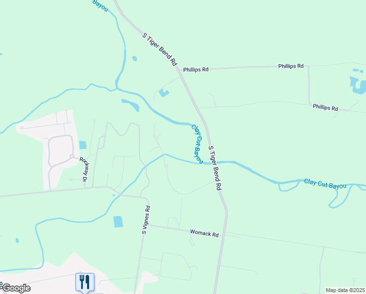 map of restaurants, bars, coffee shops, grocery stores, and more near in Baton Rouge