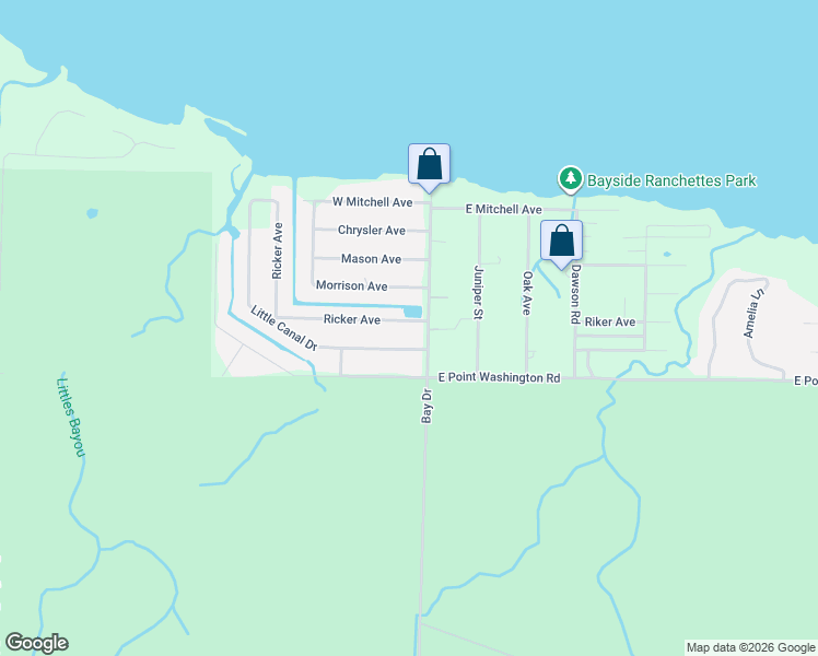 map of restaurants, bars, coffee shops, grocery stores, and more near 15 Ricker Avenue in Santa Rosa Beach