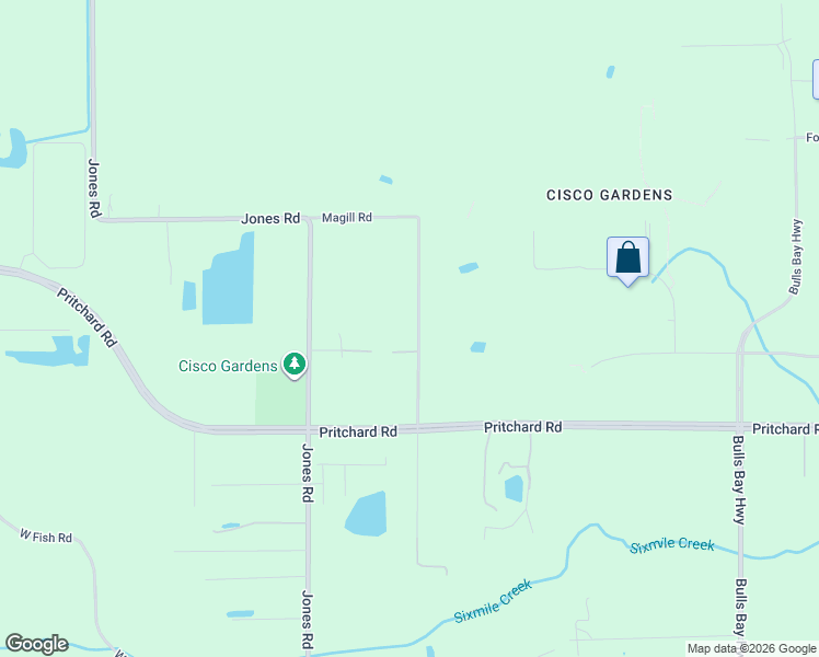 map of restaurants, bars, coffee shops, grocery stores, and more near 4410 Magill Road in Jacksonville