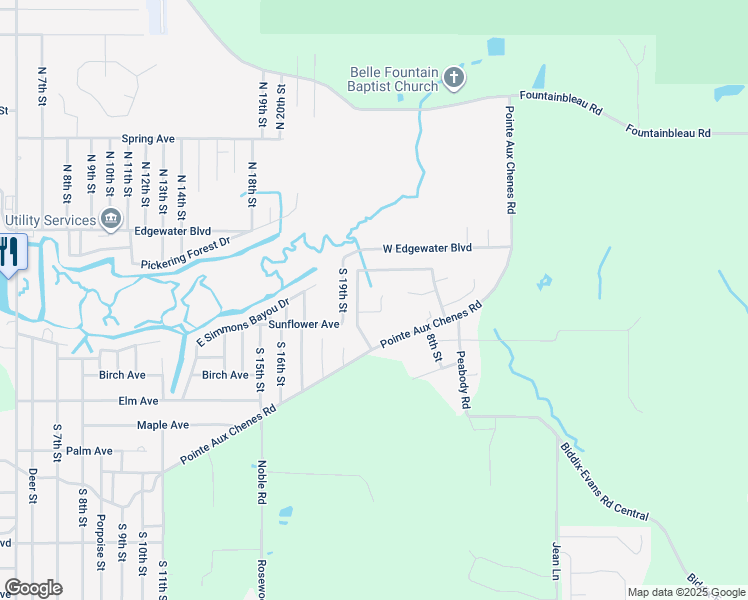 map of restaurants, bars, coffee shops, grocery stores, and more near 8128 Rue Holifield in Ocean Springs