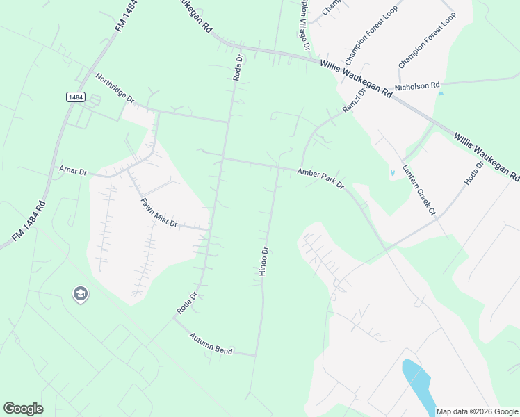 map of restaurants, bars, coffee shops, grocery stores, and more near 9683 Hindo Drive in Conroe