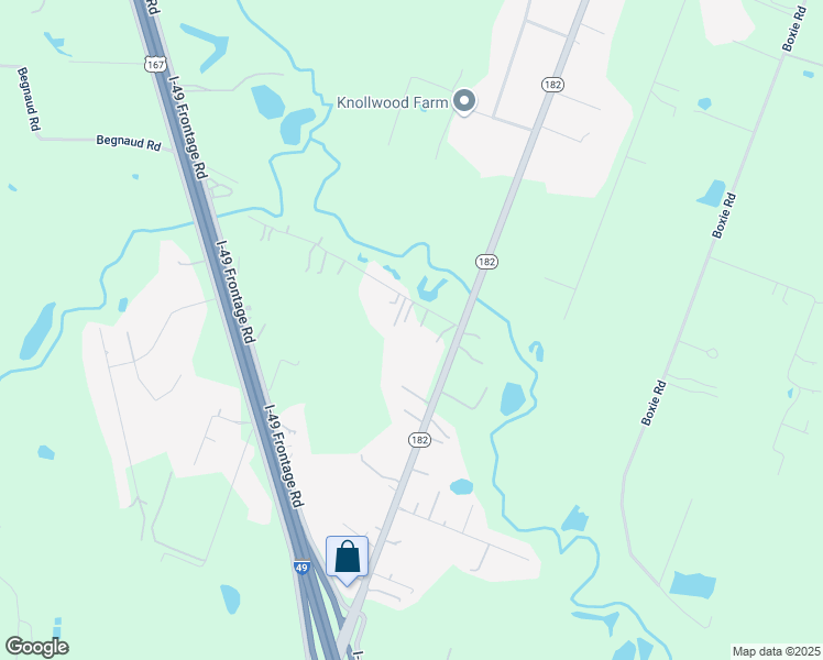 map of restaurants, bars, coffee shops, grocery stores, and more near 111 Craftsman Road in Carencro