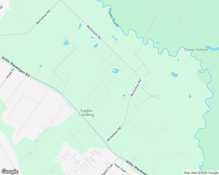 map of restaurants, bars, coffee shops, grocery stores, and more near 13080 Nicholson Road in Conroe