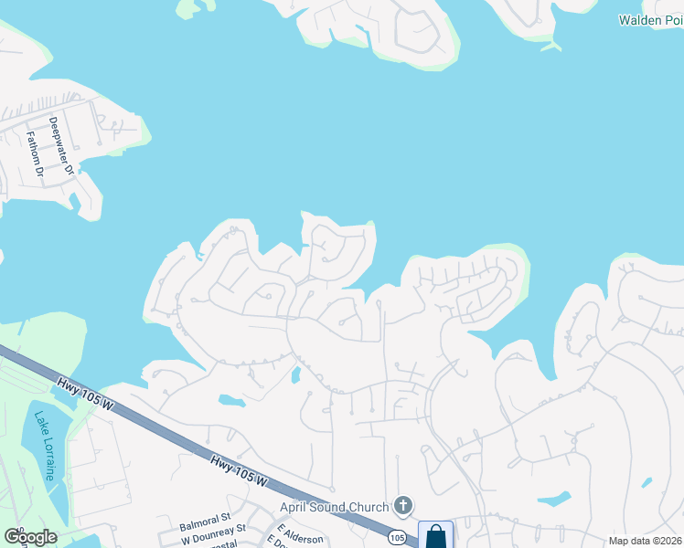 map of restaurants, bars, coffee shops, grocery stores, and more near 270 Capetown in Montgomery