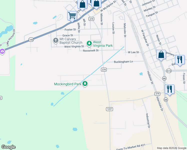 map of restaurants, bars, coffee shops, grocery stores, and more near 707 Heritage Drive in Navasota