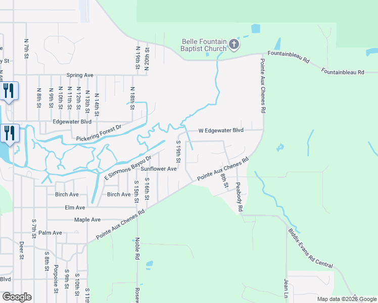 map of restaurants, bars, coffee shops, grocery stores, and more near 8128 Rue Hollifield in Ocean Springs