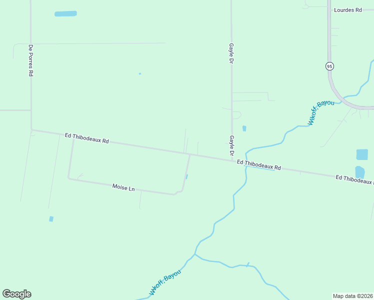 map of restaurants, bars, coffee shops, grocery stores, and more near 1000 Ed Thibodeaux Road in Church Point