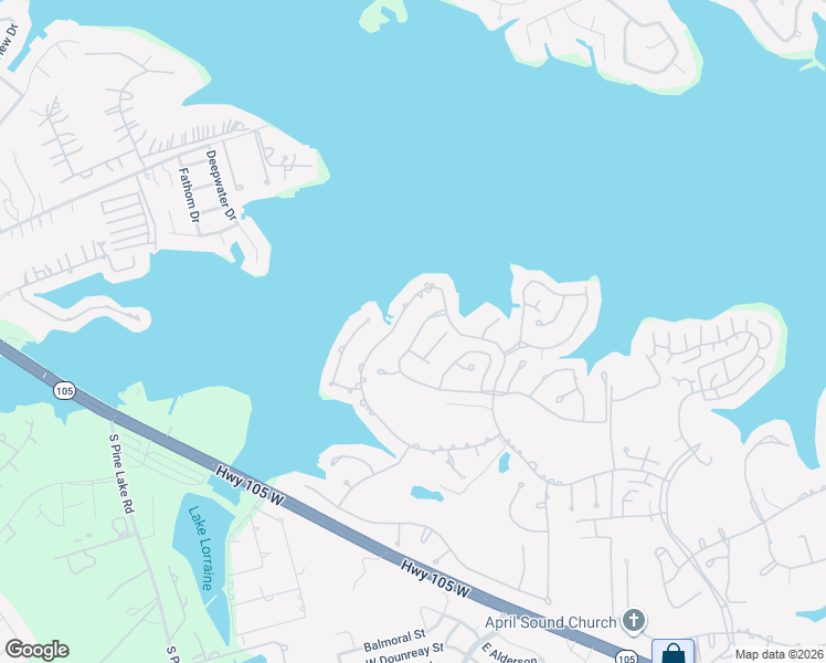 map of restaurants, bars, coffee shops, grocery stores, and more near 102 Cove Place in Montgomery