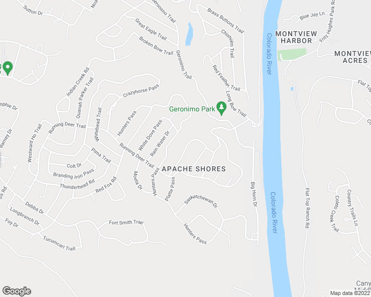 map of restaurants, bars, coffee shops, grocery stores, and more near 2200 Little Beaver Trail in Austin