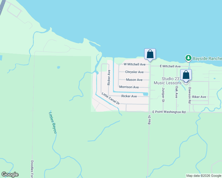map of restaurants, bars, coffee shops, grocery stores, and more near 499 Ricker Avenue in Santa Rosa Beach