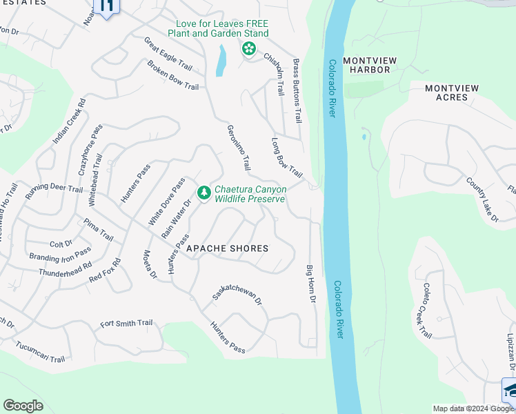 map of restaurants, bars, coffee shops, grocery stores, and more near 2408 Jacks Pass in Austin