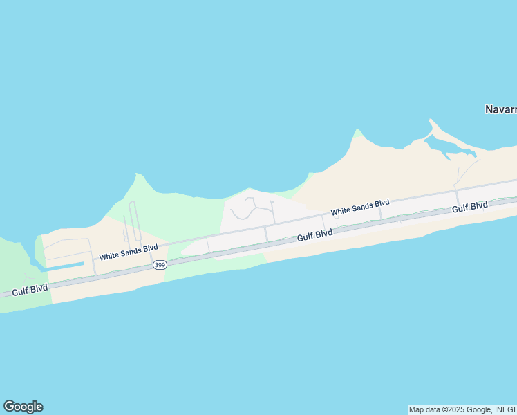 map of restaurants, bars, coffee shops, grocery stores, and more near 1491 Bermuda Drive in Navarre