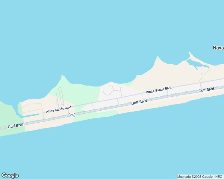 map of restaurants, bars, coffee shops, grocery stores, and more near 1491 Bermuda Drive in Navarre