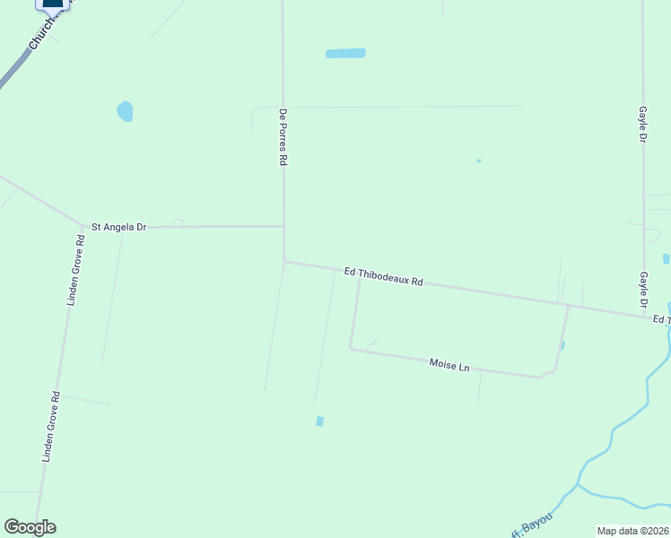 map of restaurants, bars, coffee shops, grocery stores, and more near 100 De Porres Road in Church Point