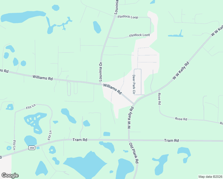 map of restaurants, bars, coffee shops, grocery stores, and more near 6410 Williams Rd in Tallahassee