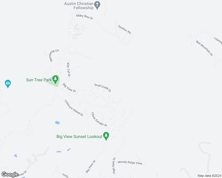 map of restaurants, bars, coffee shops, grocery stores, and more near 10036 Scull Creek Drive in Austin