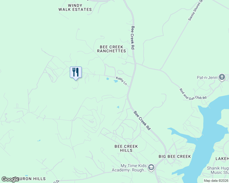 map of restaurants, bars, coffee shops, grocery stores, and more near 2412 Bee Creek Road in Spicewood