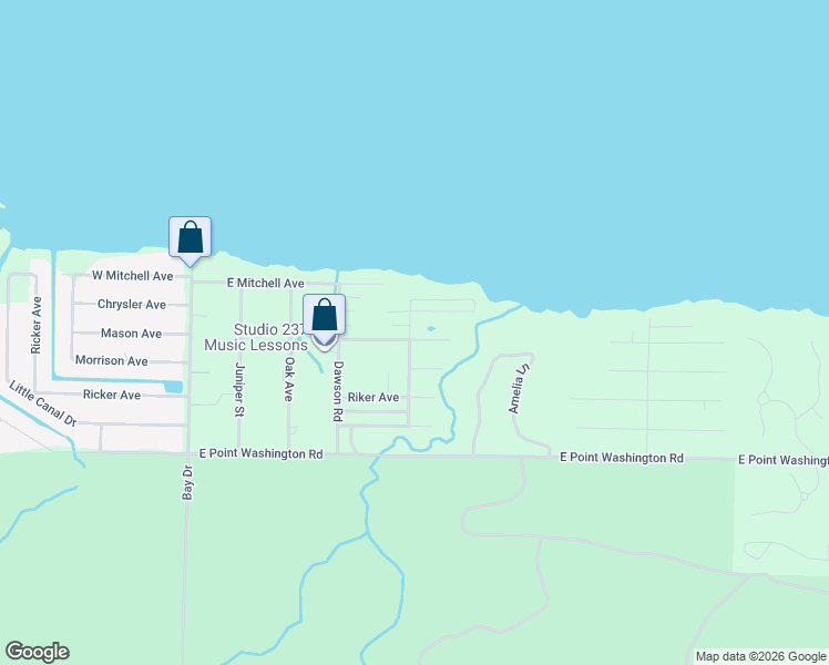 map of restaurants, bars, coffee shops, grocery stores, and more near 22 Magnolia Beach Way in Santa Rosa Beach