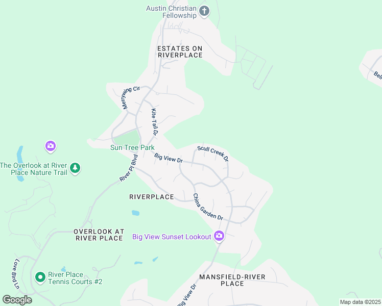 map of restaurants, bars, coffee shops, grocery stores, and more near 10239 Scull Creek Drive in Austin