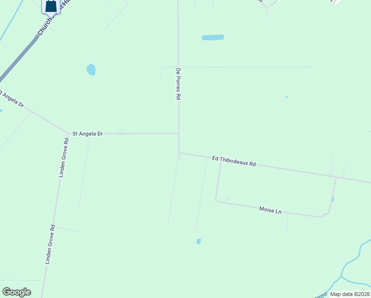 map of restaurants, bars, coffee shops, grocery stores, and more near 1438 Ed Thibodeaux Road in Church Point