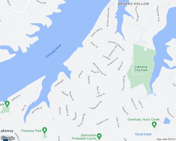 map of restaurants, bars, coffee shops, grocery stores, and more near 407 Explorer in Lakeway