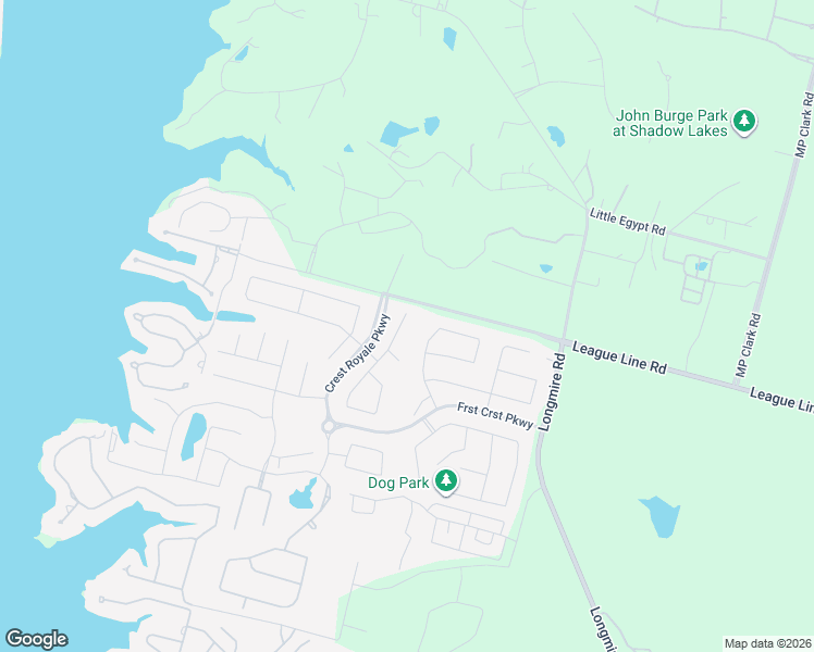 map of restaurants, bars, coffee shops, grocery stores, and more near 12277 Emerald Mist Lane in Conroe