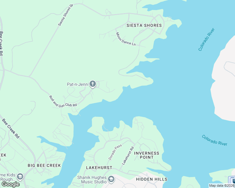 map of restaurants, bars, coffee shops, grocery stores, and more near 20009 Rod and Gun Club Road in Spicewood