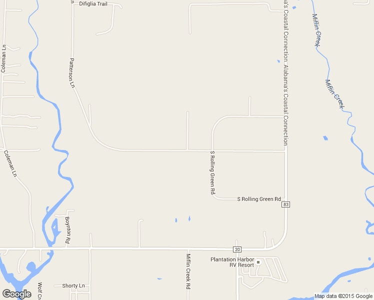 map of restaurants, bars, coffee shops, grocery stores, and more near 10693 Stacy Road in Elberta