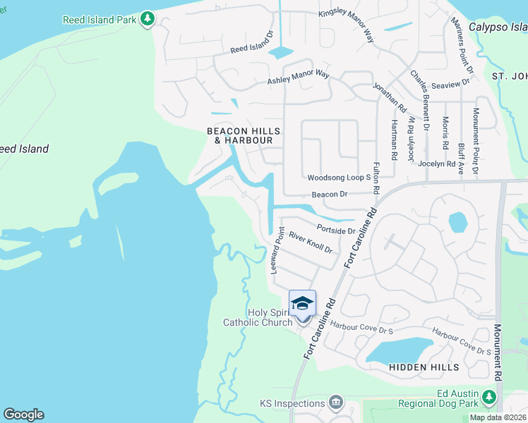 map of restaurants, bars, coffee shops, grocery stores, and more near 4225 Harbour Island Drive in Jacksonville