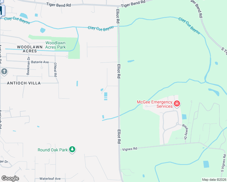 map of restaurants, bars, coffee shops, grocery stores, and more near 17624 Carlisle Avenue in Baton Rouge