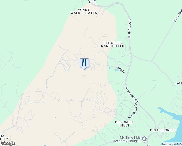map of restaurants, bars, coffee shops, grocery stores, and more near 21201 Kathy Lane in Spicewood
