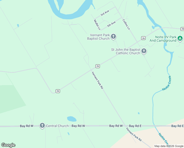 map of restaurants, bars, coffee shops, grocery stores, and more near 10555 Vernant Park Road in Foley