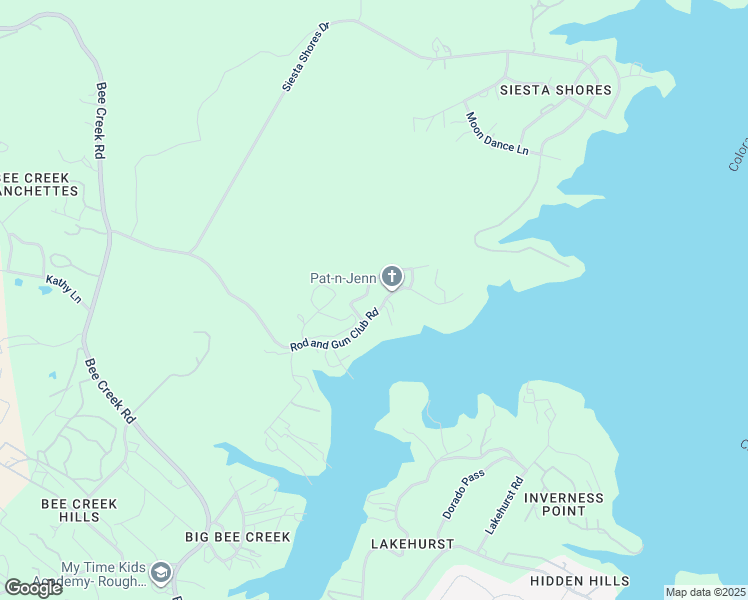 map of restaurants, bars, coffee shops, grocery stores, and more near 20130 Rod and Gun Club Road in Spicewood