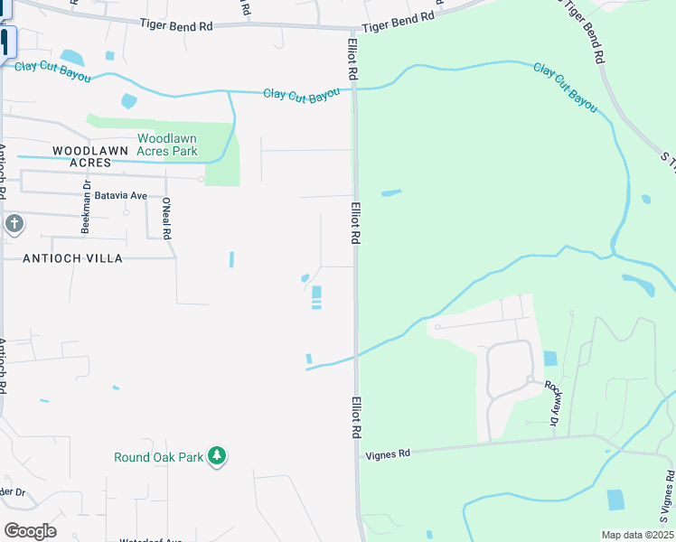 map of restaurants, bars, coffee shops, grocery stores, and more near 17624 Carlisle Avenue in Baton Rouge