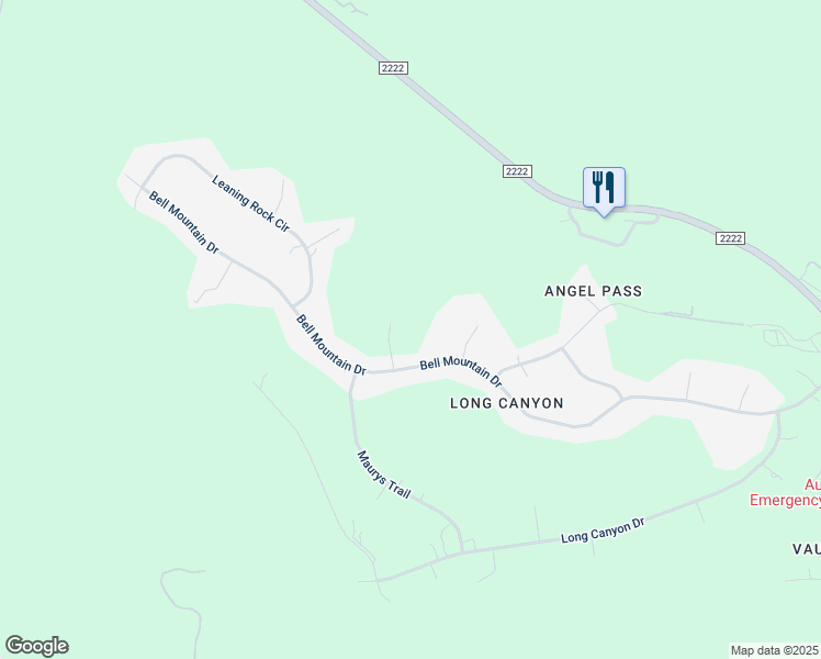 map of restaurants, bars, coffee shops, grocery stores, and more near 6401 Culpepper Cove in Austin