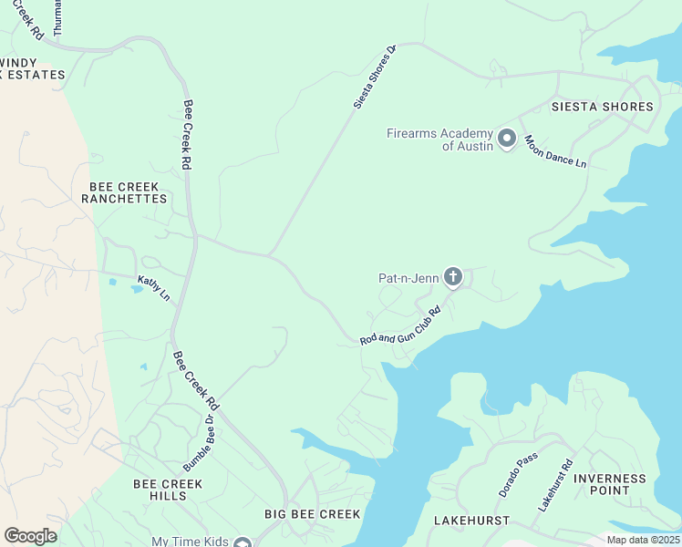 map of restaurants, bars, coffee shops, grocery stores, and more near 20325 Rod and Gun Club Road in Spicewood