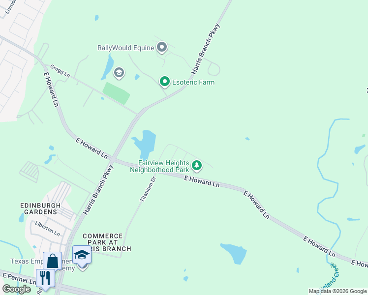 map of restaurants, bars, coffee shops, grocery stores, and more near 6404 Routenburn Street in Manor