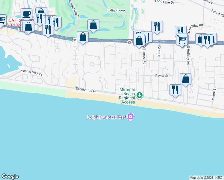 map of restaurants, bars, coffee shops, grocery stores, and more near in 