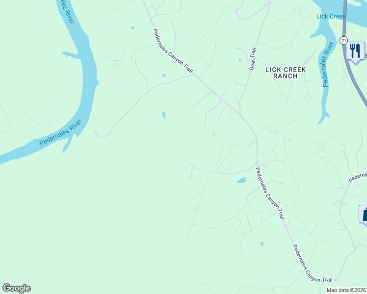 map of restaurants, bars, coffee shops, grocery stores, and more near 23924 Milestone Road in Spicewood