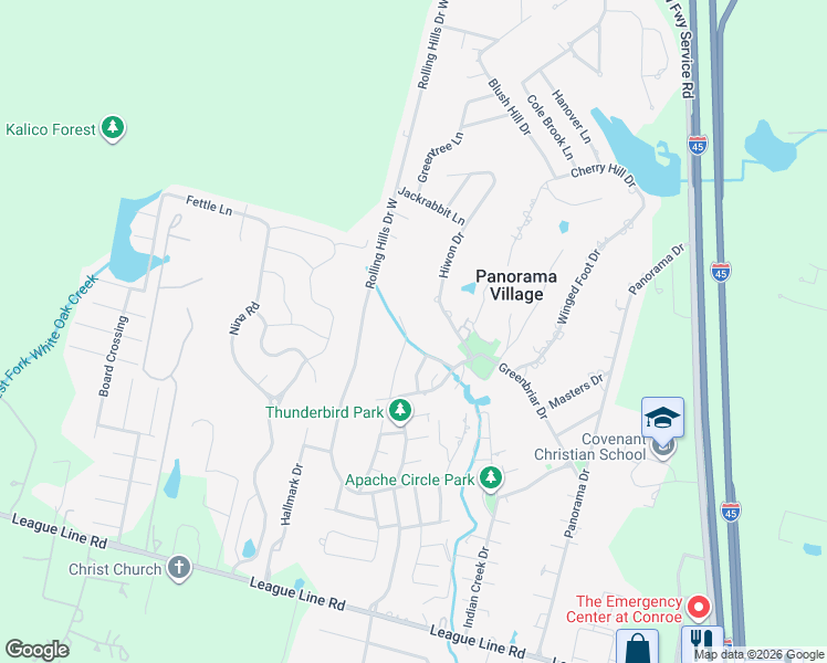 map of restaurants, bars, coffee shops, grocery stores, and more near 247 Point Clear Drive in Panorama Village