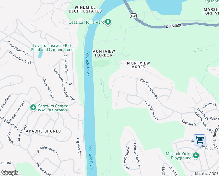 map of restaurants, bars, coffee shops, grocery stores, and more near 13928 Flat Top Ranch Road in Austin