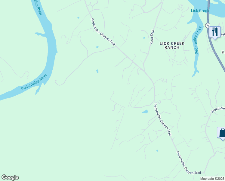 map of restaurants, bars, coffee shops, grocery stores, and more near 23924 Milestone Road in Spicewood