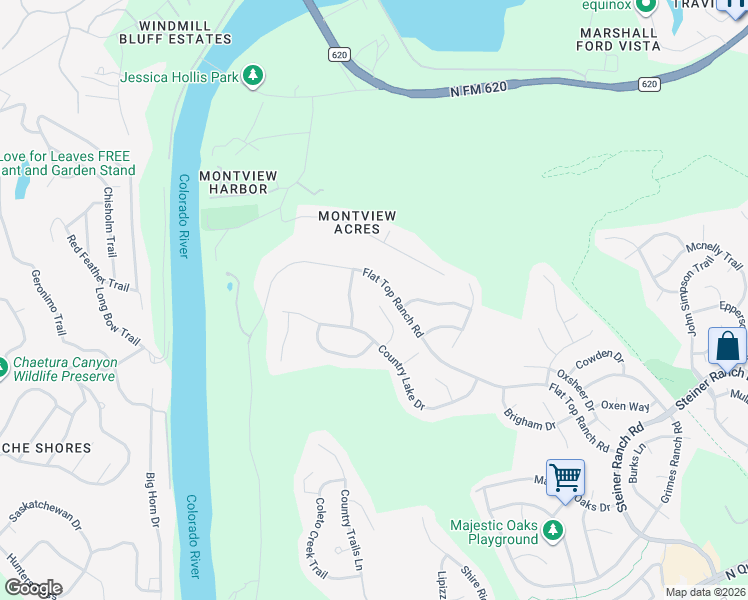 map of restaurants, bars, coffee shops, grocery stores, and more near 3140 Sun Drenched Path in Austin