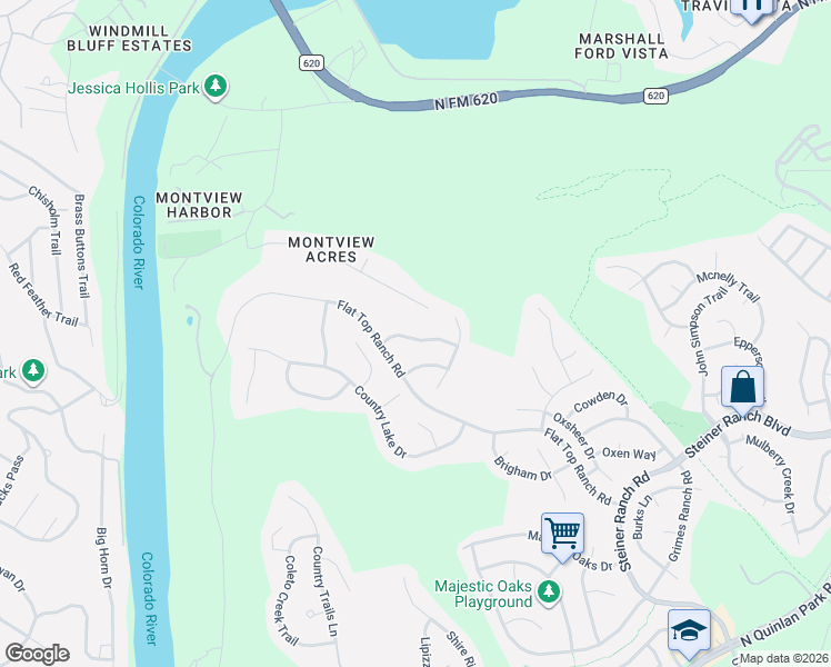 map of restaurants, bars, coffee shops, grocery stores, and more near 3304 Summer Canyon Drive in Austin