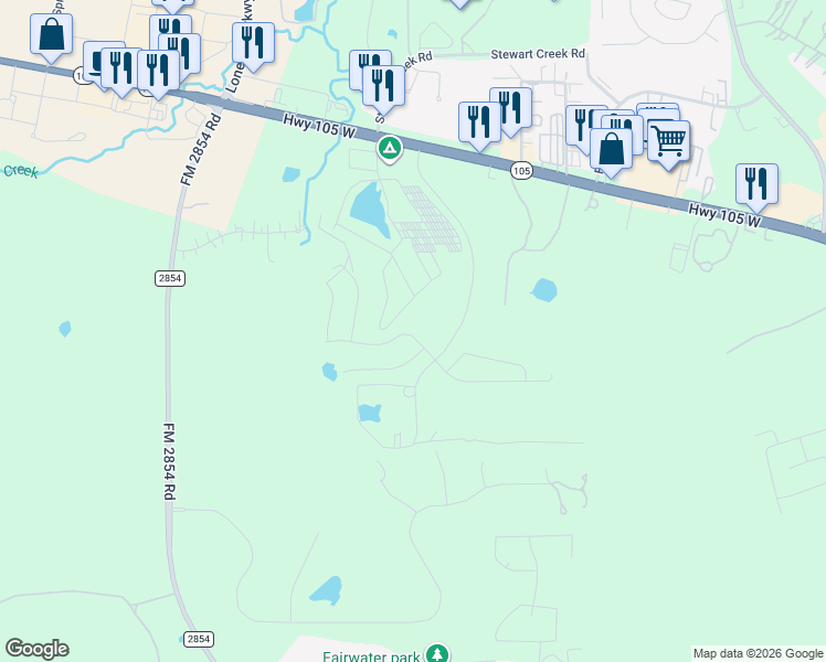 map of restaurants, bars, coffee shops, grocery stores, and more near 550 Club Drive in Montgomery