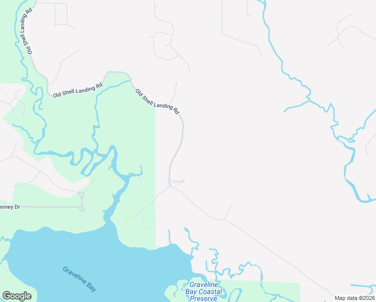 map of restaurants, bars, coffee shops, grocery stores, and more near 2600 Old Shell Landing Road in Ocean Springs